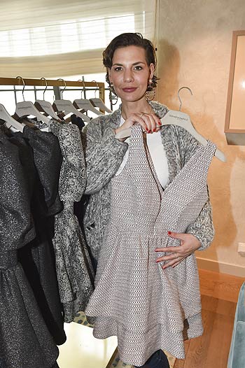 Sarah Kronsbein Exklusiver Launch der "Jeanny Kollektion - Timeless Grace" des nachhaltigen Luxuslabels von SOPHIA/ MALINA /WILD mit Jeannette Graf im Ingolstadt Village am 29.03.2023   / Foto: BrauerPhotos / G.Nitschke